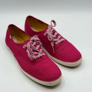 Keds Women's Champion Barbiecore Bright Pink Sneakers Size 7.5